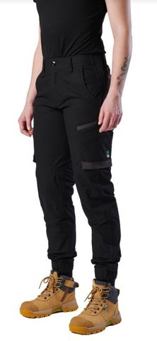 PANT WORK CUFF FXD WOMENS WP-8W BLACK SIZE 8
