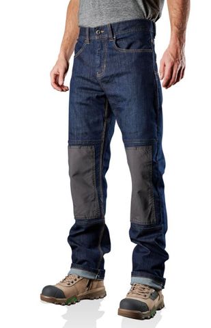 PANT DENIM FXD KNEEPAD INDIG 36 92R