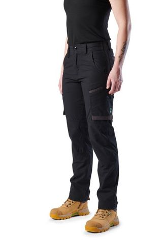 PANT WORK FXD WOMENS WP-7W BLACK SIZE 8