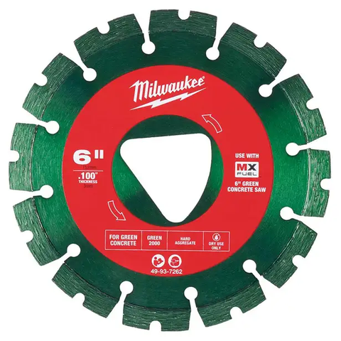 BLADE CONCRETE DIAMOND MILW 150MM 49937262(GREEN)