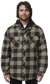 HARD YAKKA QUILTED FLANNEL HOODED SHACKET