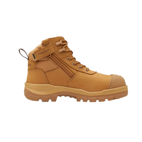 BLUNDSTONE ROTOFLEX LACEUP ZIP 8550 WHEAT