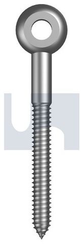 LAG SCREW EYE TIMBER M6X55 SS316 (PIECE)