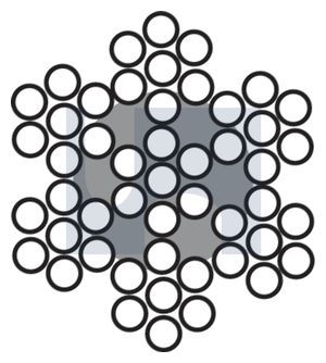 WIRE ROPE 7X7 WORKABLE SS316 100M ROLL