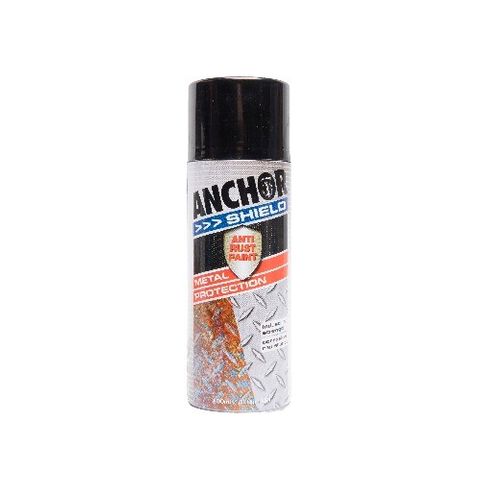 PAINT SPRAY EPOXY ANCHOR SHIELD GLOSS BLACK 300G