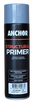 PAINT SPRAY ANCHOR STRUCTURAL PRIMER GREY 400G