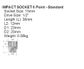 SOCKET IMP ACTION 1/2"DR STD 15MM