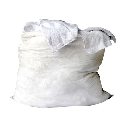 RAGS 20KG TOWEL WHITE ONLY (BAG) PREMIUM PRODUCT H