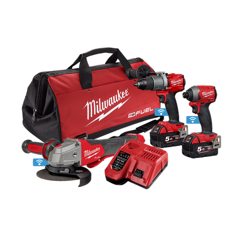 MILWAUKEE M18 FUEL� ONE-KEY� 3 PIECE POWER PACK
