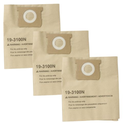BAG FILTER DISPOSABLE 3 PACK SP TOOLS
