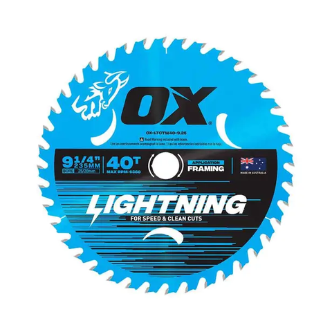 TCT FRAMING BLADE OX LIGHTNING 235MM X 40T