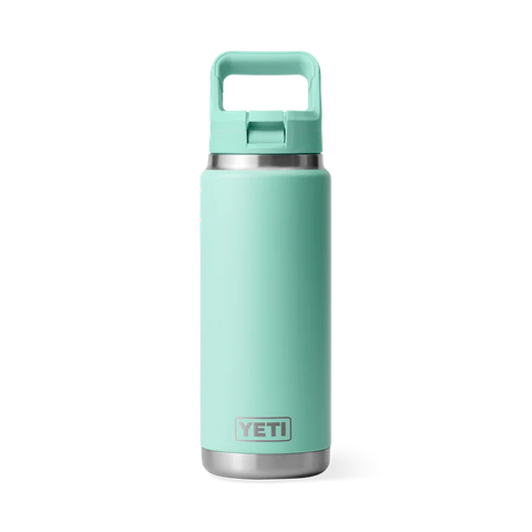 BOTTLE RAMBLER STRAW 26OZ 760ML SEAFOAM YETI