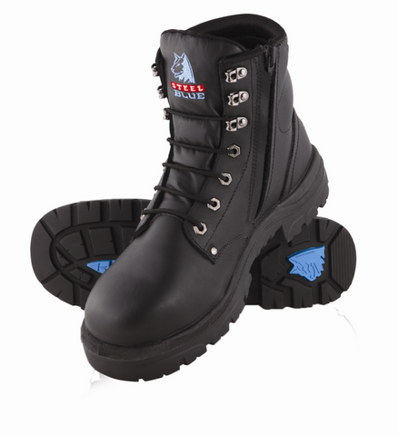 BOOT S/BLUE L/U ARGYLE ZIP 312152 BLK 12.5 (PAIR)