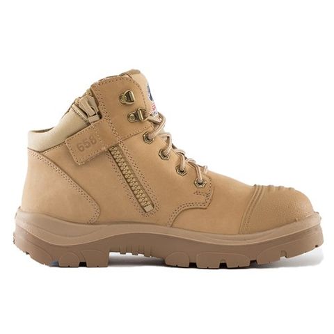 BOOT S/BLUE PARKES ZIP SCUFF 312658 SAND 14 (PAIR)