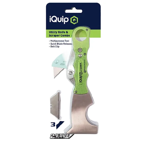 KNIFE IQUIP 2 EDGE PUTTY AND UTILITY KNIFE COMBO