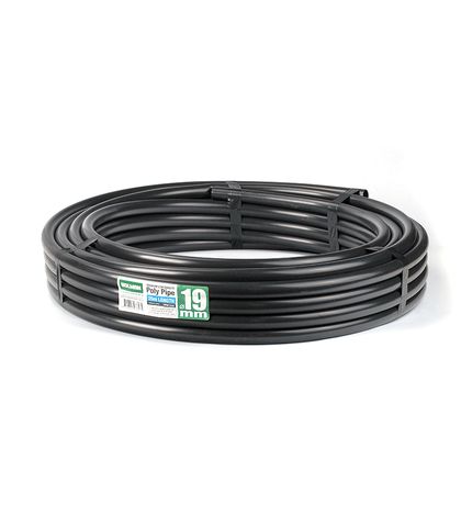 POLY PIPE HOLMAN BLACK 19MM X 25M