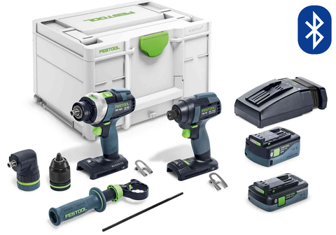 DRILL DRIVER KIT 2PC TID/TPC 18V 4.0/5.0AH FESTOOL