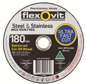 DISC CUT OFF 180x2x22MM INOX ULTRA THIN (PCE)