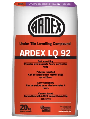 ARDEX LEVELLER LQ92 20KG BAG