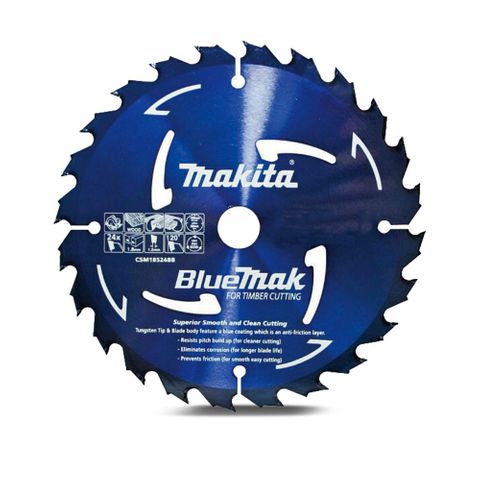 TCT SAW BLADE MAKITA WOOD BLUEMAK 165MMX40T