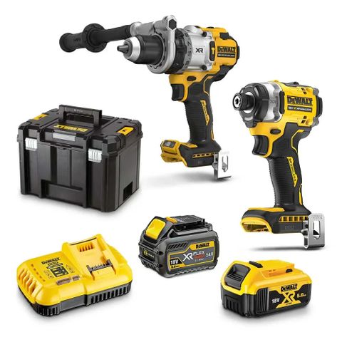 DRILL + DRIVER 2PCE KIT 18V XR DEWALT PREMIUM