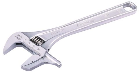 WRENCH ADJUSTABLE REV CHROME 10" 250MM IREGA