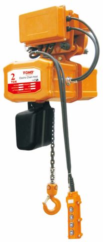 CHAIN HOIST TOHO ELEC 240V 2T 6M SINGLE + TROLLEY