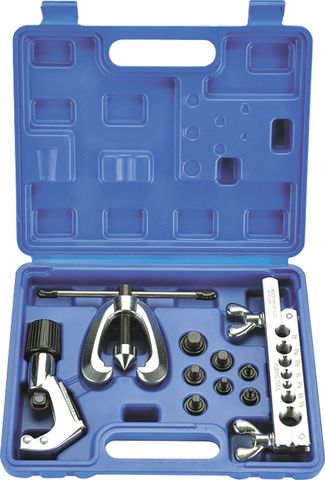 FLARING TOOL DOUBLE STD KIT 3/16"-5/8" GARRICK