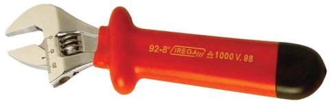 WRENCH ADJUSTABLE INSULATED 1000V 10" 250MM IREGA