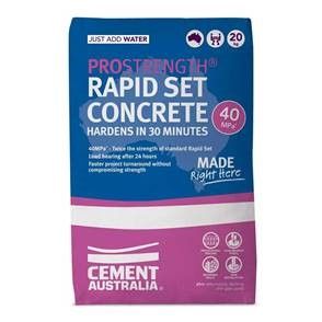 CONCRETE RAPID SET PROSTRENGTH CEMENT AUS 20KG