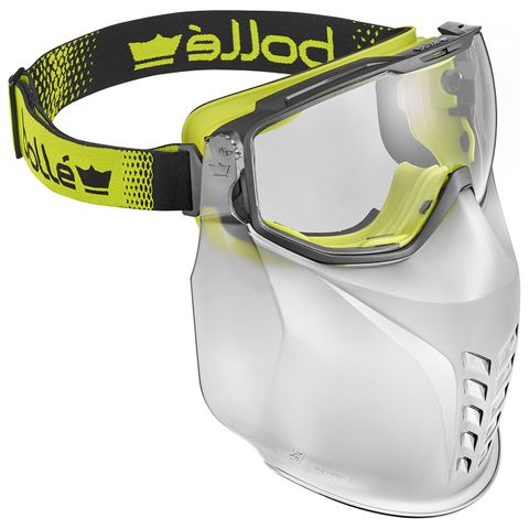 GOGGLE BOLLE UNIVERSAL PC CLEAR W MOUTH GUARD