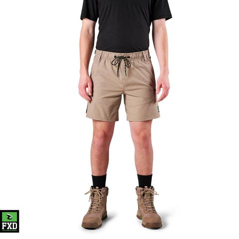 SHORTS WORK ELASTIC FXD WS-7 KHAKI SIZE 30