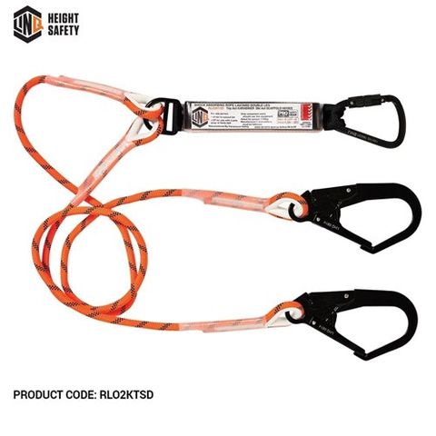 LANYARD TWIN HOOK/TRIPLE KARABINER 2M LINQ