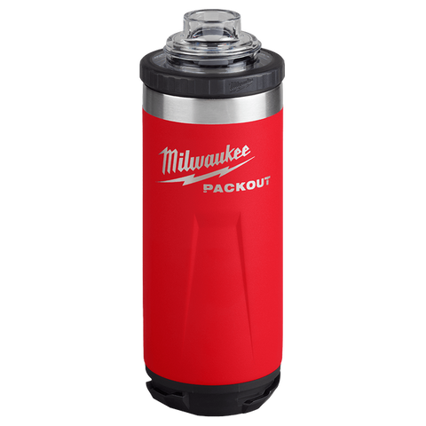 BOTTLE PACKOUT MILWAUKEE 532ml (18oz) CHUG LID RED