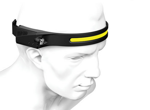 HEADLAMP POWERCELL 350lm LED RUBBER HEADLAMP