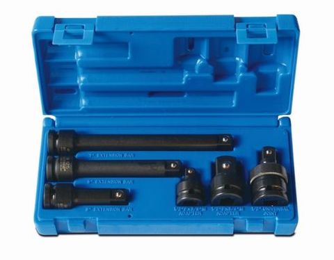 SOCKET IMP ACTION SET 1/2"DR EXTENSION (6 PCE)