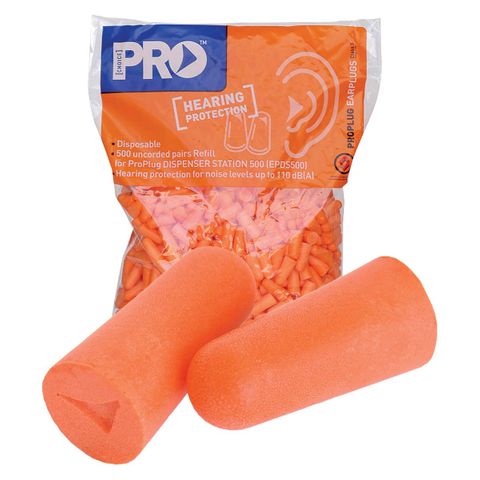 EARPLUG UNCORDED PROBULLET CL5 REFILL PK500