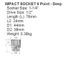 SOCKET IMP ACTION 1/2"DR DEEP  1-1/4"