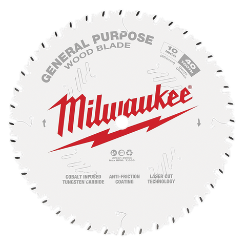 MILWAUKEE 254MM (10") 40T WOOD CIRCULAR SAW BLADE