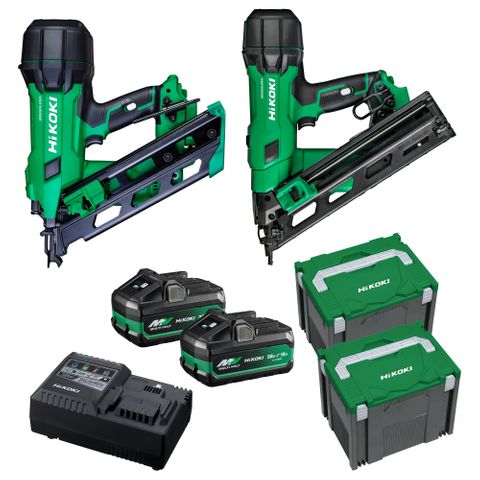 NAILER PACK HIKOKI 18V FRAMING/FINISHING KIT