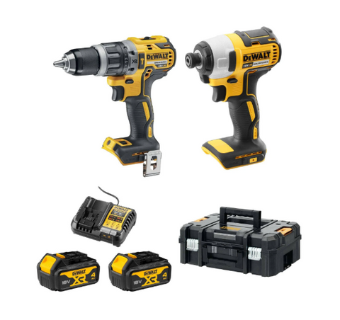 COMBO KIT 2P DCZ207M2T-X 18V XR BRUSHLESS DEWALT