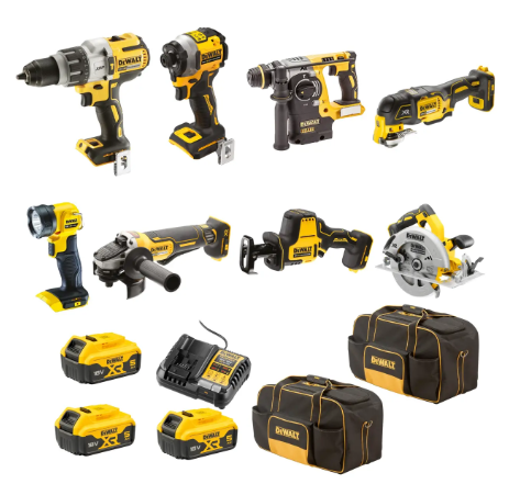 COMBO KIT 8P DCZ801P3-XE 18V XR BRUSHLESS  DEWALT