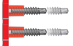 SCREW COLLATED 8X20 BUGLE SDS STEEL (BOX 1000)