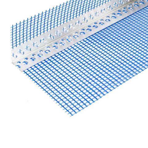 TRIM ACRYLOC CORNER ALUM W/MESH 130X70MM 90DEG 3M