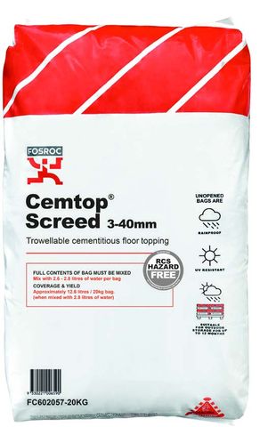 SCREED FOSROC CEMTOP 20KG