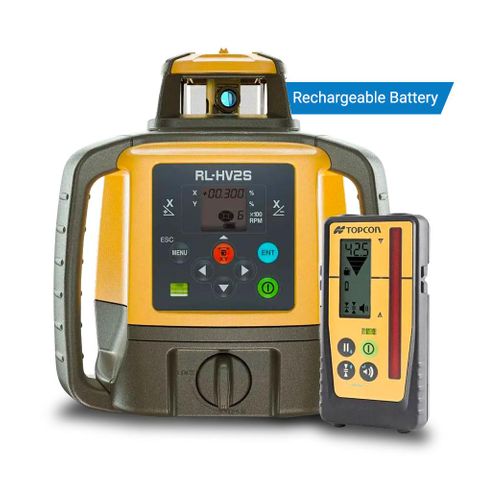 LASER LEVEL DUAL GRADE TOPCON RECHARGE RL-HV2S