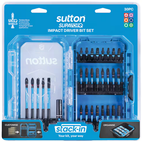 BIT SCREWDRIVER S250 INSERT/POWER SET 30PC