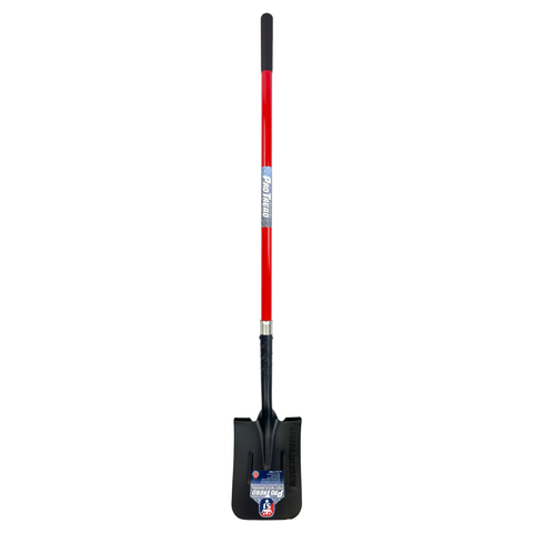 SHOVEL POST HOLE FIBREGLASS LONG HDL RED S&J