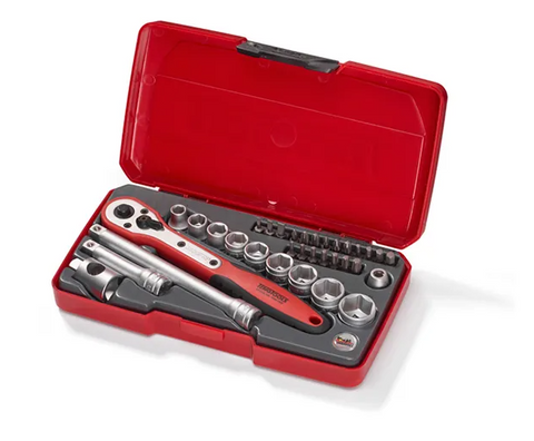 SOCKET SET TENG 3/8" DRIVE METRIC 34PC