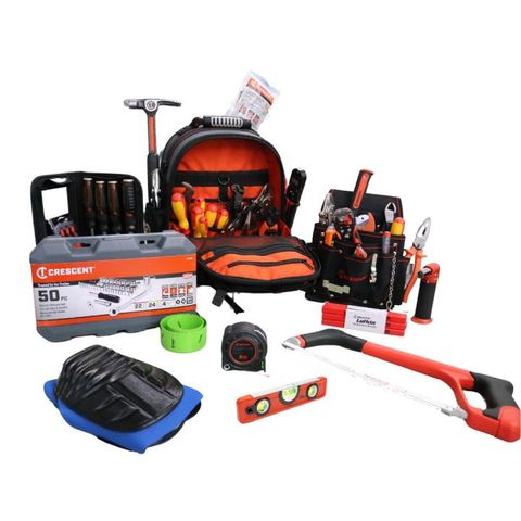 ELECTRICIANS BACKPACK TOOL KIT 102PC